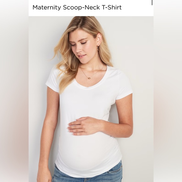 Old Navy Tops - Old Navy Scoop-Neck Maternity Tee - NWT